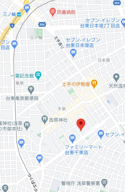 マップ｜エルドール（高級ソープランド/吉原）
