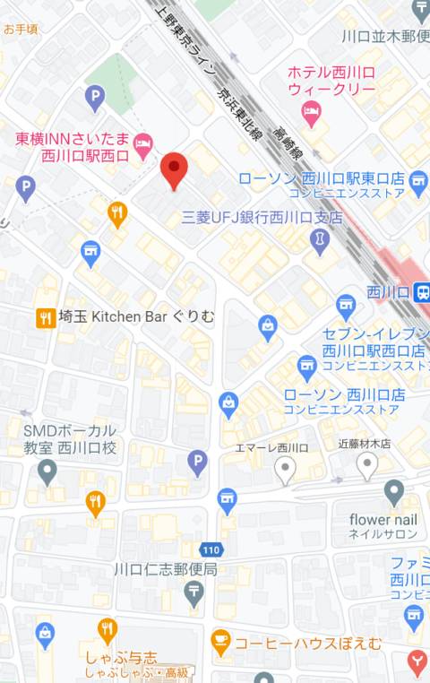 マップ｜石亭（ソープランド/西川口）