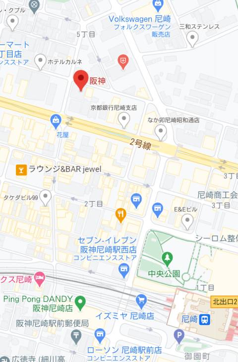 マップ｜ファッションソープ阪神（ソープランド/尼崎）