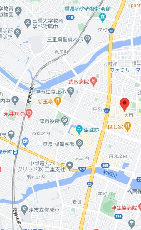 マップ｜徳川（ソープランド/津）