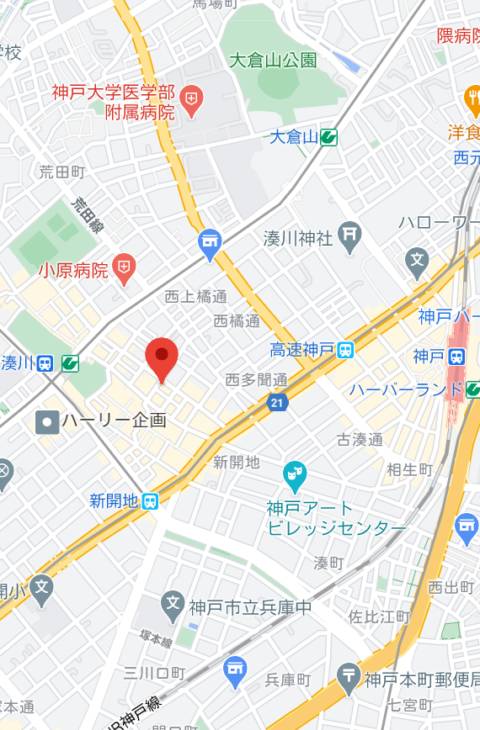 マップ｜KOBE R＆B（神戸アール＆ビー）（ソープランド/福原）
