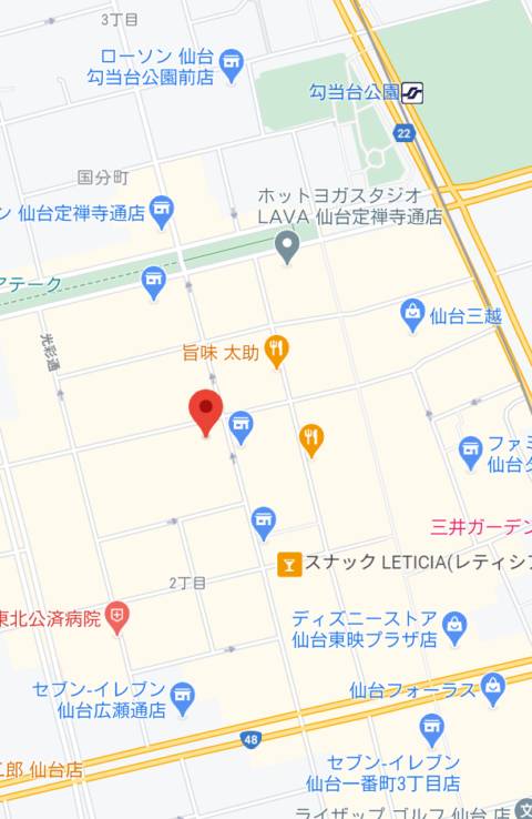 マップ｜CLUB ZOO 仙台（キャバクラ/国分町）