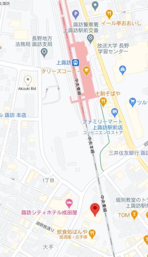 マップ｜クラブプラチナ諏訪店（キャバクラ/諏訪}）