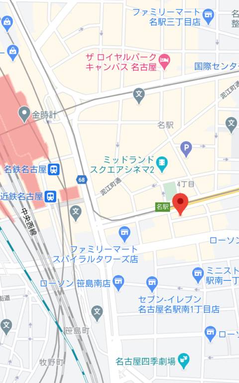 マップ｜Public Space TAIGA (タイガ)（キャバクラ/名古屋駅）