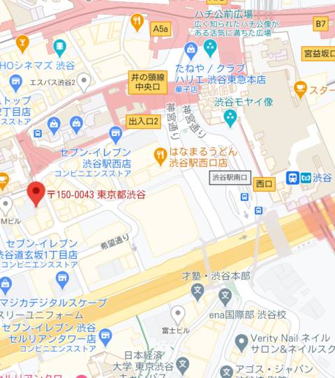 マップ|ドリームガール(ピンサロ/渋谷)