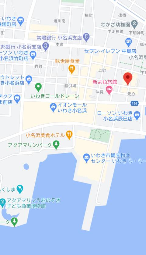 マップ｜男爵(小名浜)（ソープランド/小名浜）