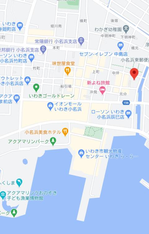 マップ｜伽羅（小名浜）（ソープランド/小名浜）