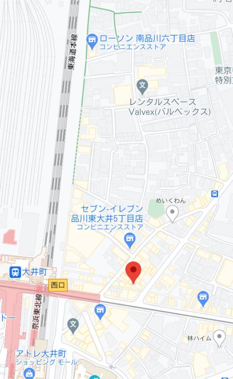 マップ｜御室（オムロ）（スナック/大井町）