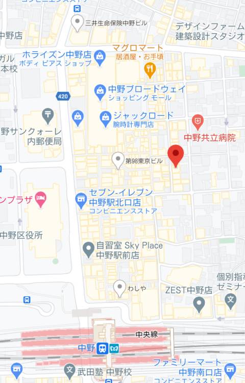 マップ｜CANDY(中野)（スナック/中野）