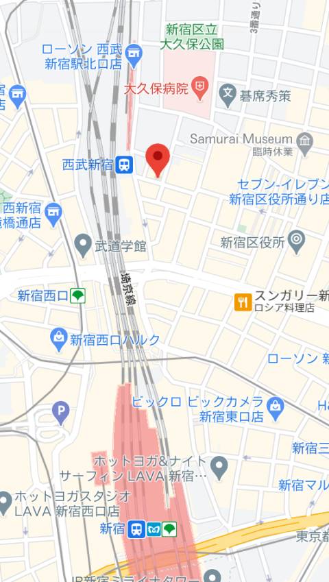 マップ｜エムズガーデン（スナック/新宿歌舞伎町）
