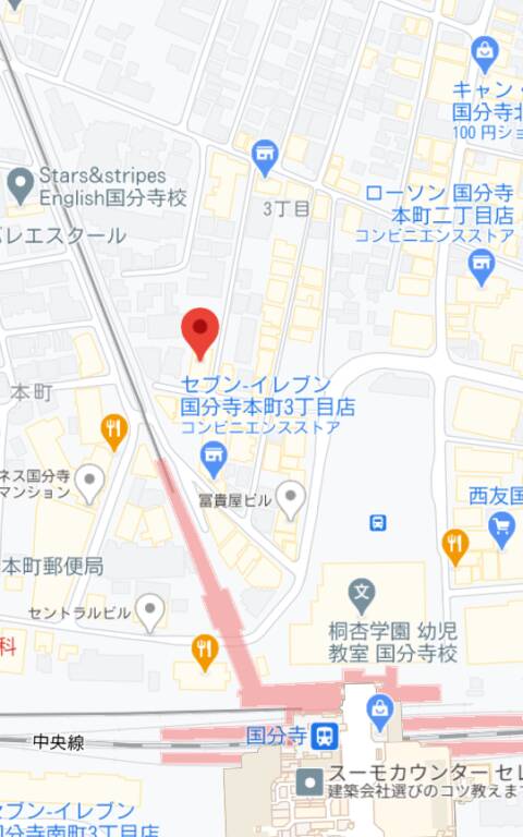 マップ｜スナック樹樹（スナック/国分寺）