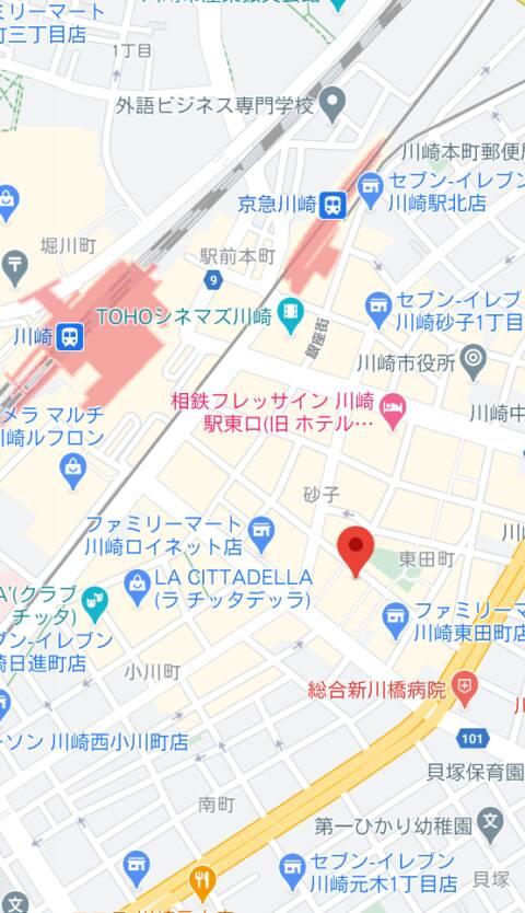 マップ｜マリアージュ 川崎店（スナック/川崎）