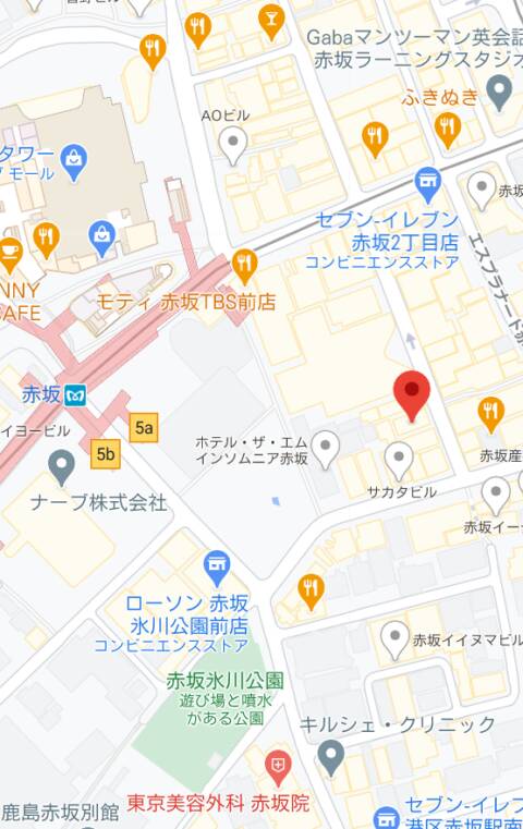 マップ｜紙風船２（スナック/赤坂）