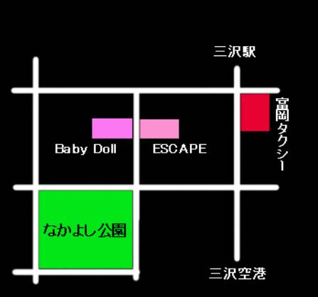 マップ｜エスケープ(三沢)（スナック/三沢）