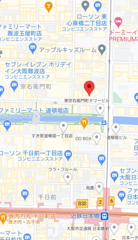マップ｜South88(サウス88)（スナック/日本橋）
