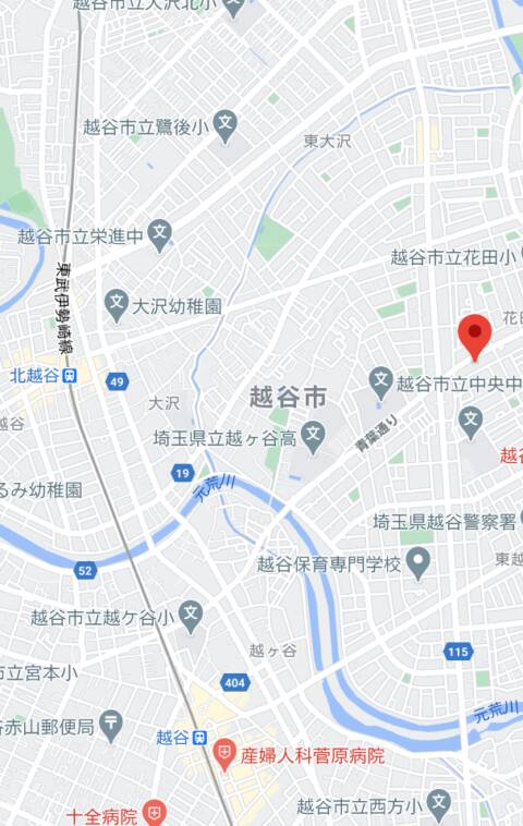 マップ｜エメラルド（スナック/越谷）