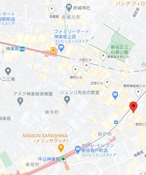 マップ｜BELLE（ガールズバー/神楽坂）