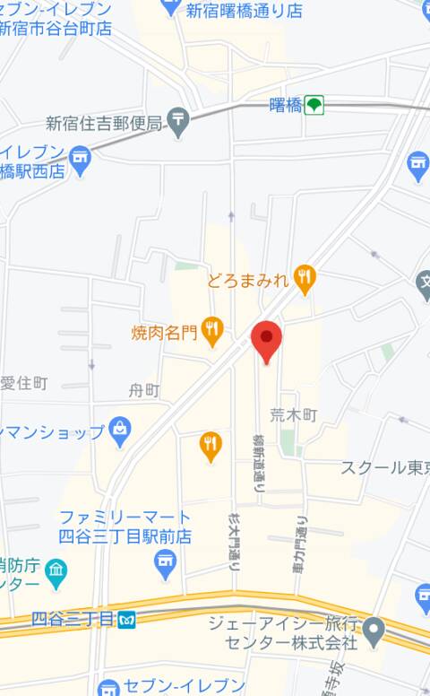 マップ｜ぶらんか（スナック/曙橋）