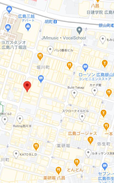 マップ｜うさぎ家（ガールズバー/流川町）