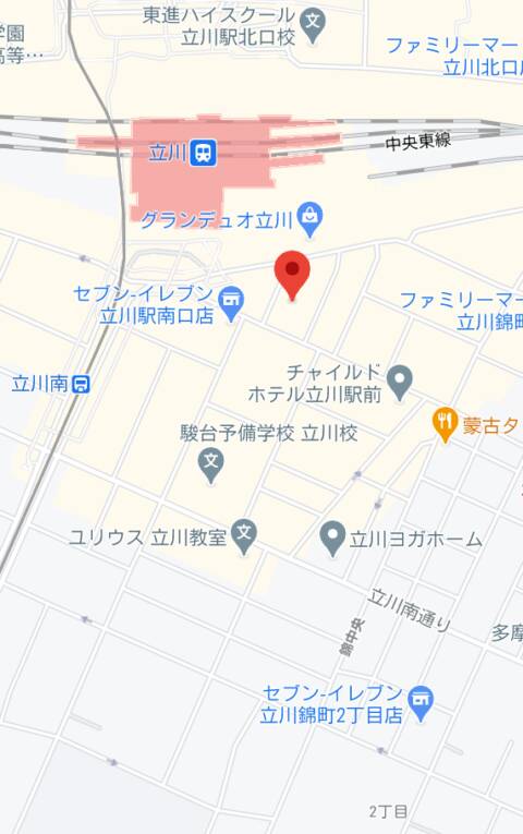 マップ｜Cotton Candy～コットンキャンディー～(立川)（ガールズバー/立川）