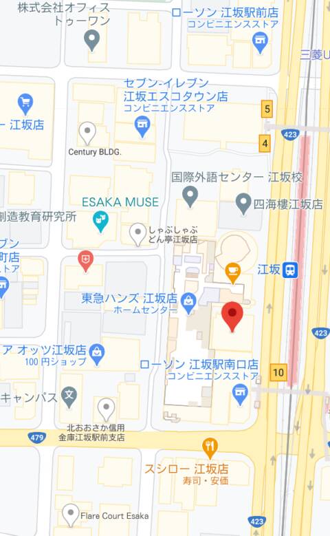 マップ｜ANKLET（アンクレット）（ガールズバー/江坂）