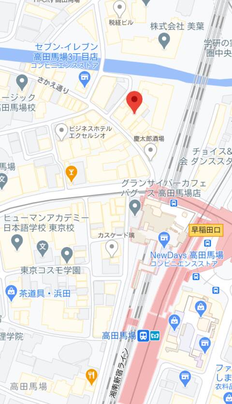 マップ｜Lecrin 高田馬場店（ガールズバー/高田馬場）