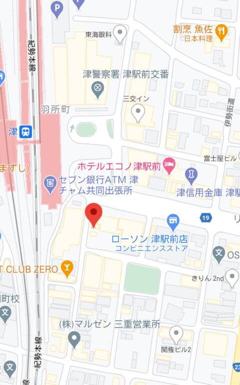マップ｜DOLCE 津店（ガールズバー/津駅）