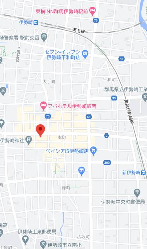 マップ｜LAFTEL （ラフテル）（ガールズバー/伊勢崎）