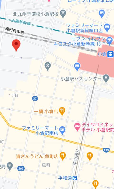 マップ｜ぴゅあルーチェ（ソープランド/小倉）