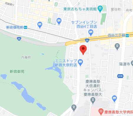 マップ～四谷三丁目ルーム～｜AROMAntic（【非風俗】メンズエステ/新宿）