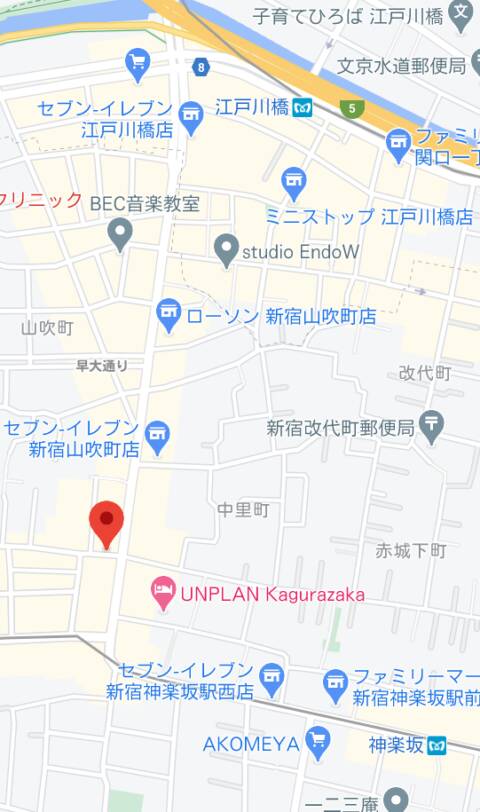マップ｜神楽坂ガールズバーN（ガールズバー/神楽坂）