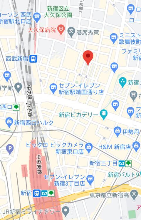 マップ｜nomnom（ノムノム）（ガールズバー/新宿歌舞伎町）