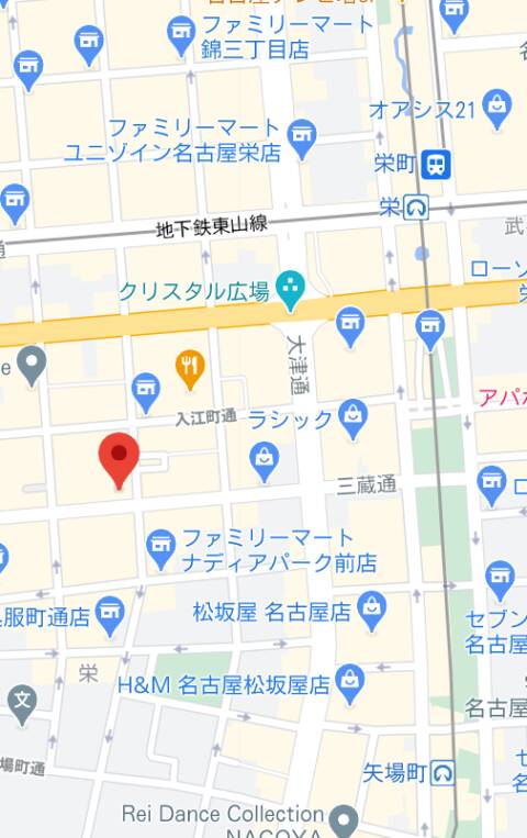 マップ｜Dress（ガールズバー/栄）