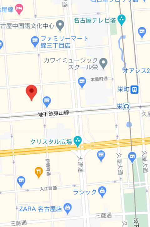 マップ｜LOFT101 STREET CLUB 名古屋店（ガールズバー/錦）