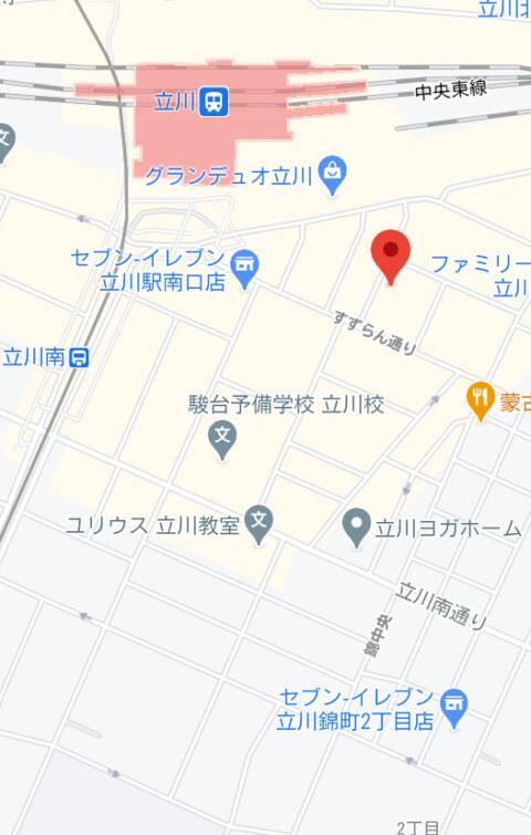 マップ｜chicchi（ガールズバー/立川}）