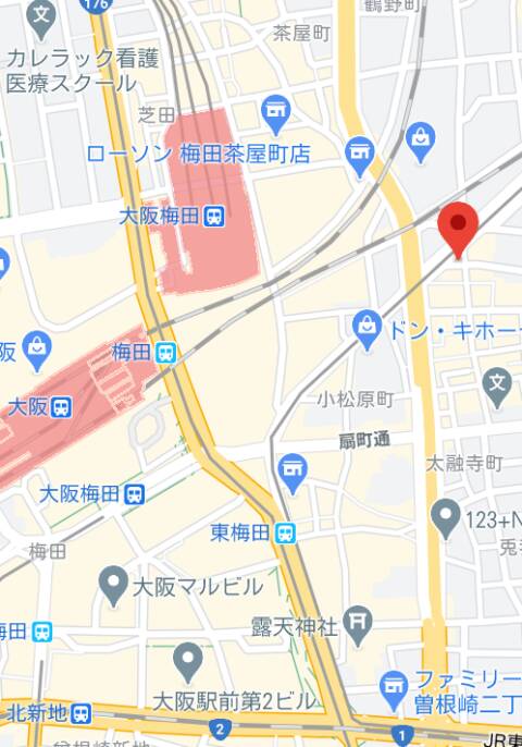 マップ｜アフィリア・エゴイスト（ガールズバー/梅田）