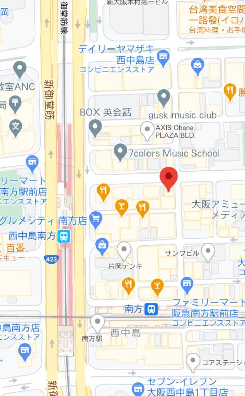 マップ｜Bar chuu 西中島店（ガールズバー/西中島）