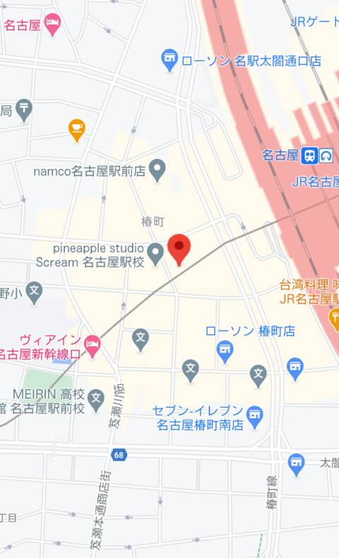 マップ｜MILLION～ミリオン～(名古屋)（ガールズバー/名古屋）