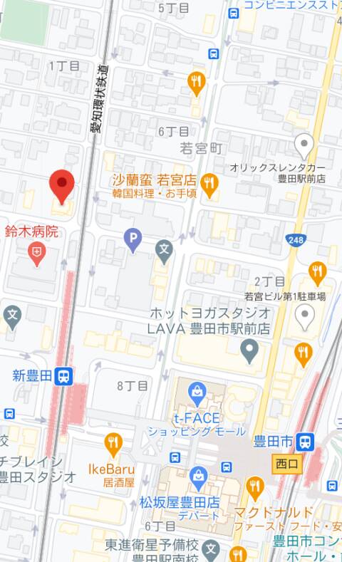 マップ｜Honey Beat（ガールズバー/豊田）