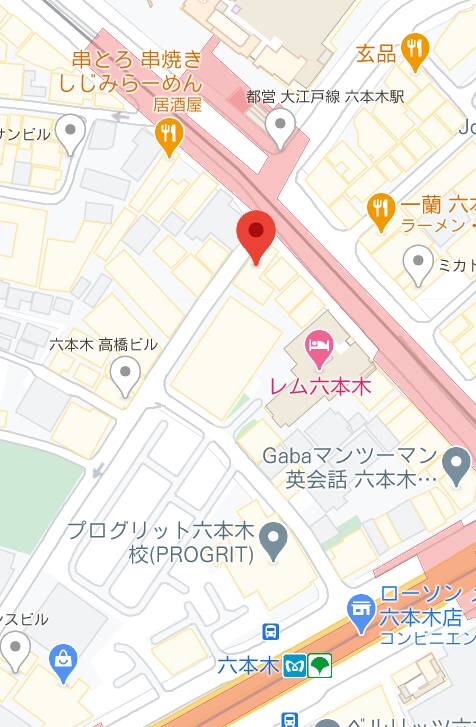 マップ｜BADD GIRLS 六本木WEST店（ガールズバー/六本木）
