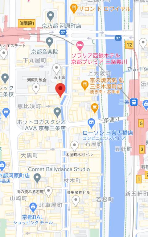 マップ｜LOFT101 京都店（ガールズバー/恵比須町（京都市））