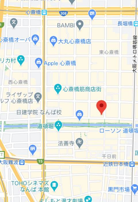 マップ｜蓮華（スナック/日本橋）