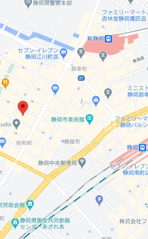 マップ｜月光少女 パレス店（ガールズバー/静岡）