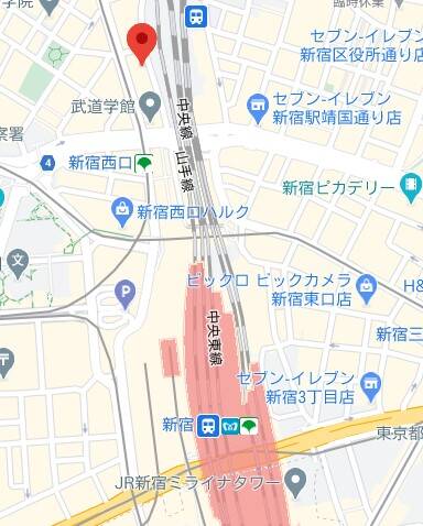 地図・アクセス｜東京シーメール倶楽部　新宿店（ニューハーフヘルス/新宿発・近郊）