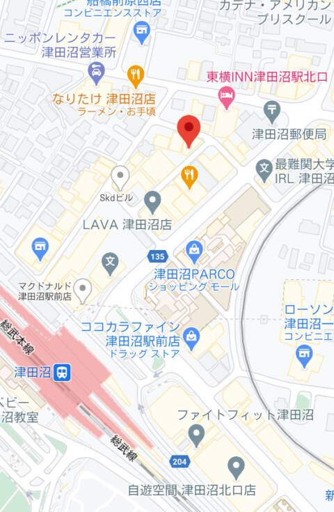 マップ｜LADIES&GENTLEMEN（ガールズバー/津田沼）