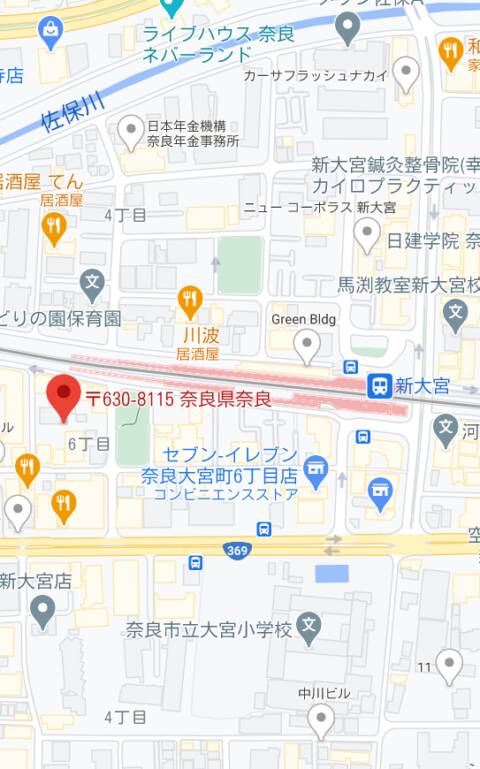 マップ｜OL café&Bar エイトスタイル（ガールズバー/新大宮）