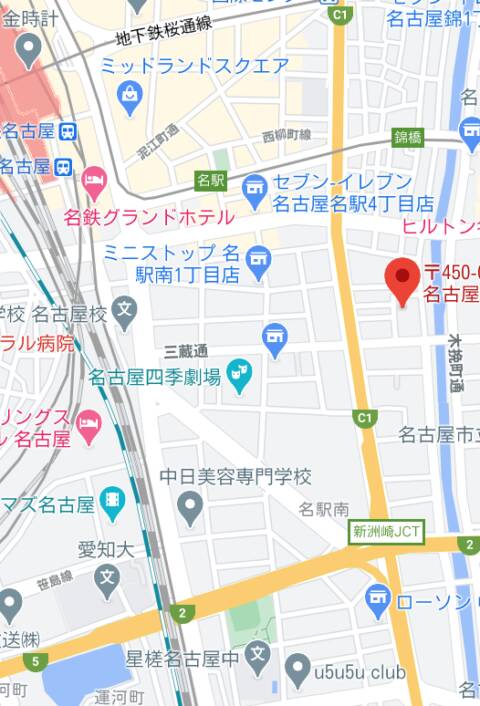 マップ｜名古屋Ｍ性感 ルーフ倶楽部（M性感ヘルス/納屋橋）