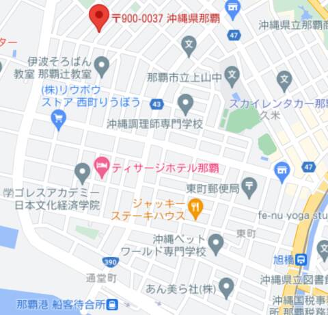 マップ｜プロポーション オキナワ（ソープランド/辻）