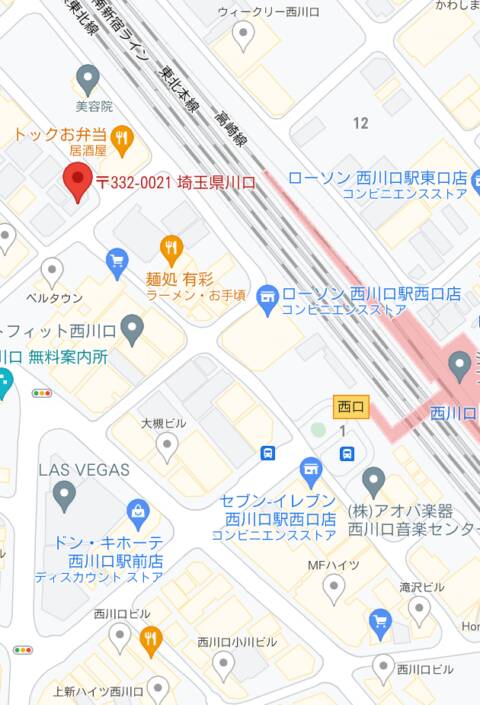 マップ｜西川口コスプレメイド学園（素人メイド系イメクラ&デリヘル/西川口）