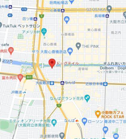 マップ｜初心者ガールズクラブ（ホテヘル/難波）
